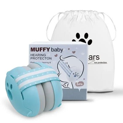 casque antibruit bebe bleu