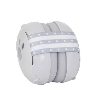 casque antibruit bebe gris