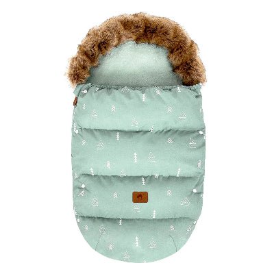 chanceliere bebe triangle bleu -flannel