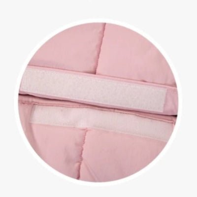 chancelière poussette sécurité velcro pinkaba