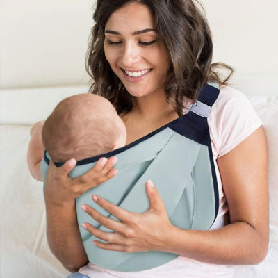 écharpe de portage maman bébé se regardent