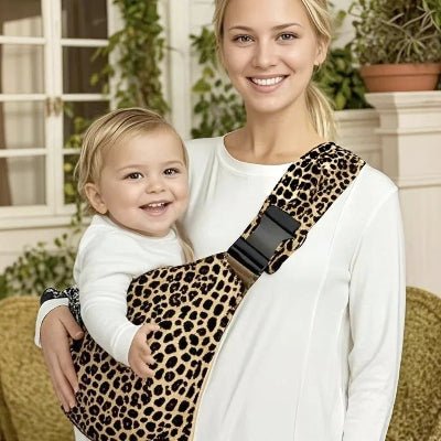 echarpe de portage maman fille jardin maison