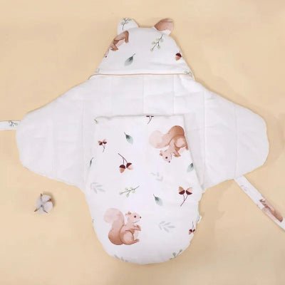 nid d'ange écureuil ouvert