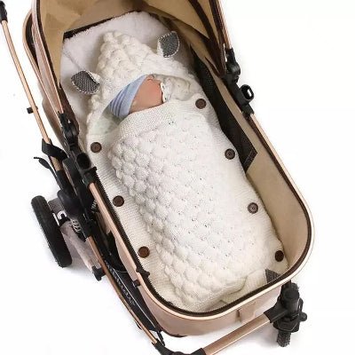 nid d'ange bebe blanc landau bébé dors "animal"