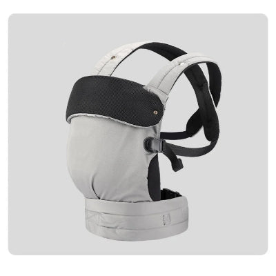 porte-bébé physiologique gris seul