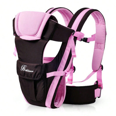Porte bebe pour randonnée noir rose