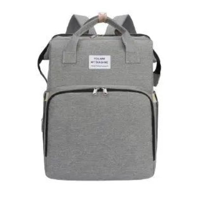 sac à dos à langer gris traveleasy