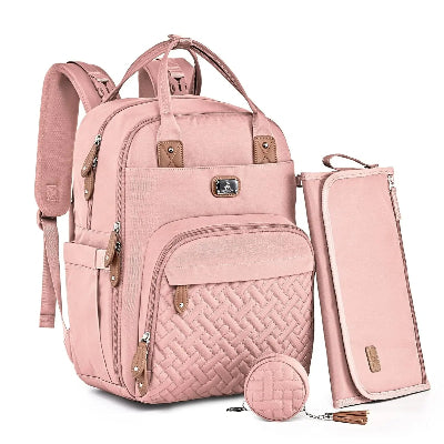 SAC A DOS A LANGER rose 2 accessoires