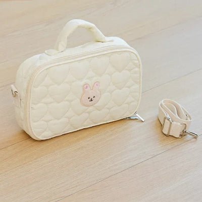 sac à langer bebe lapin seul-white