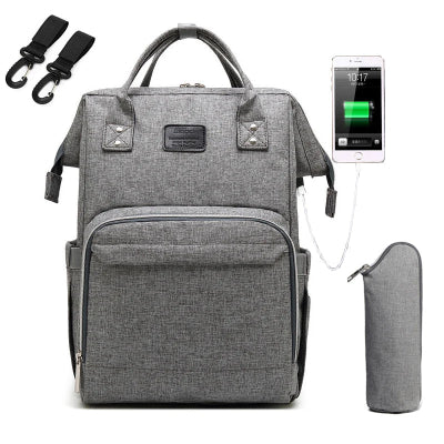 sac à langer à dos accroche, portable, trousse