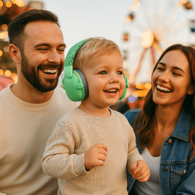 casque anti bruit bébé fête foraine
