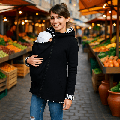 echarpe de portage maman bébé marché 