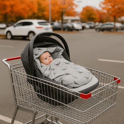 nid d'ange cosy bébé caddie parking cosyperfect