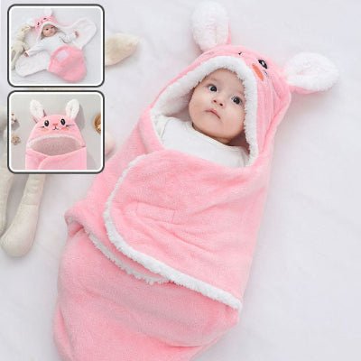 nid d ange lapin  avec sans bébé ouvert fermé