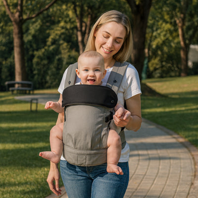 porte-bébé physioogique maman bébé promenade parc 