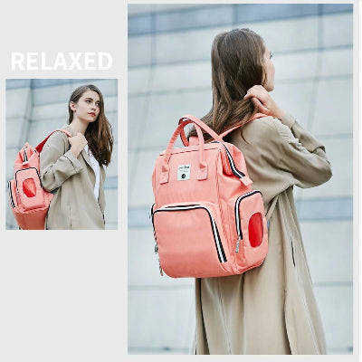 SAC A DOS A LANGER femme vu profil et dos