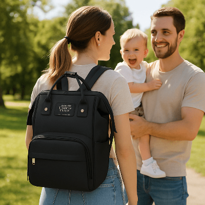 SAC A DOS A LANGER papa maman bébé parc