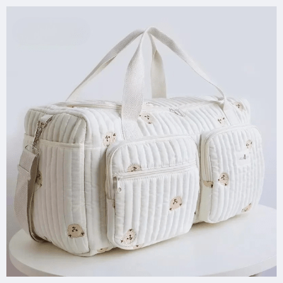 sac a langer voyage têtes d'ourson 