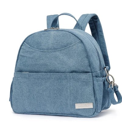 sac à dos à langer bleu luxury